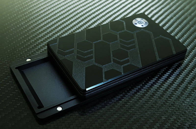 Zeus Wallet - Aluminum CNC, Box Edition